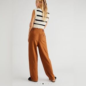 Free people calla pleated trousers